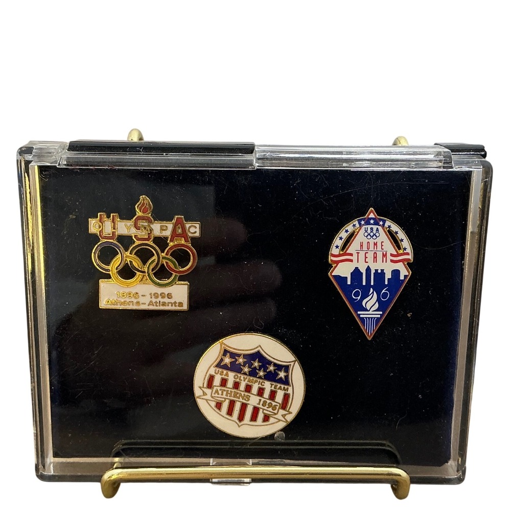 Olympic Games Pins Collection 1896 Athens Atlanta USA‎ Home Team Souvenir Set
